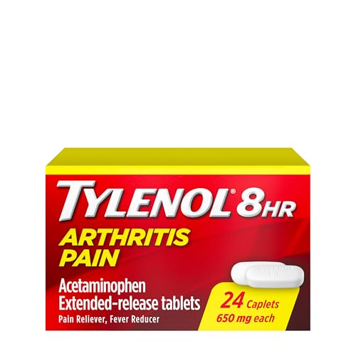 Tylenol 8 Hour Arthritis Pain Relief Extended-Release Tablets, 650 mg Acetaminophen, Joint Pain Reliever & Fever Reducer