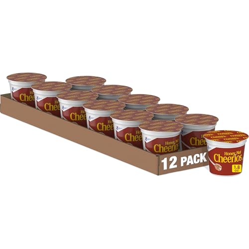 Honey Nut Cheerios Breakfast C...ve Cereal,1.8 oz (Pack of 12