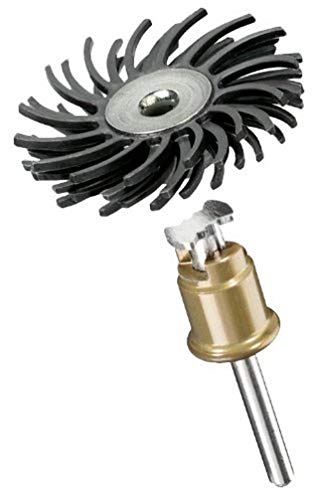 (-40%) Dremel 471S EZ SpeedClic Feinschleifbürste, Zubehörsatz für Multifunktionswerkzeug mit 1 Feinschleifbürste Körnung 36 25mm zum Entgraten, Reinigen, Polieren von Details in Kunststoff, Holz und Metall