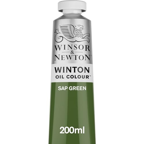 Winsor & Newton Winton Oil Color, 200ml (6.75-oz) Tube, Sap Green