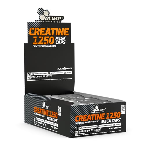 OLIMP SPORT NUTRITION Olimp Creatine 1250 Mega Capsules Blister Box - 30 x Pack of 30 Capsules (900 Capsules)