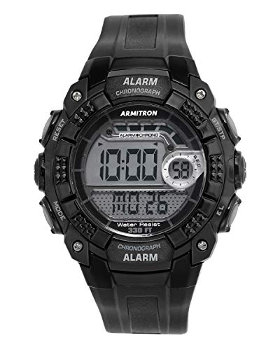 Armitron Sport Men's Digital Chronograph Resin Strap Watch for $20 + free shipping w/ Prime
