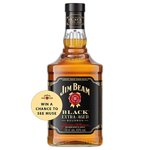 Jim Beam Black Label Kentucky Straight Bourbon Whiskey, 70 cl