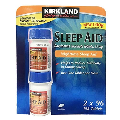 Signature Sleep Aid Doxylamine Succinate 25 Mg 2 Pack 192 Tablets