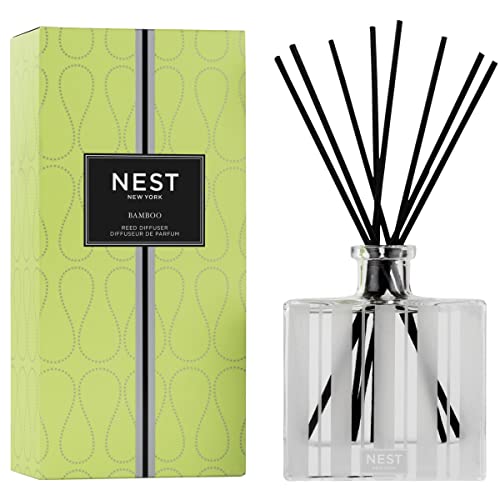 NEST New York Bamboo Reed Diffuser — the best premium reed diffuser for secondary zones in a mixed-brand home scent s...