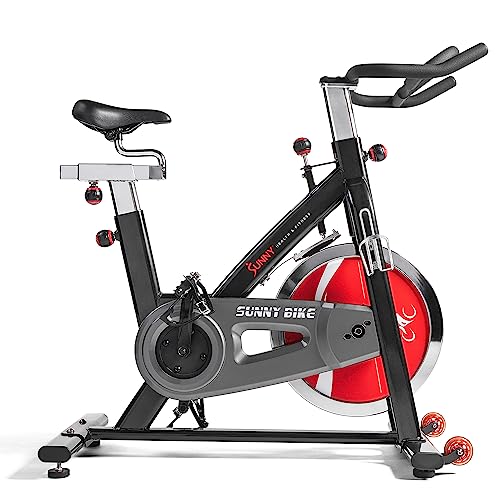 Sunny Health and Fitness SF-B1002 Belt Drive Indoor Cycling Bike