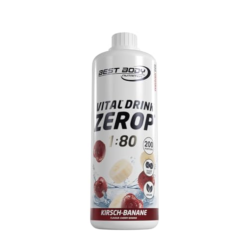 (-47%) Best Body Nutrition Vital Drink Zerop (1000ml) Cherry-Banana - Intra- & Post-Workout - Intra-Workout