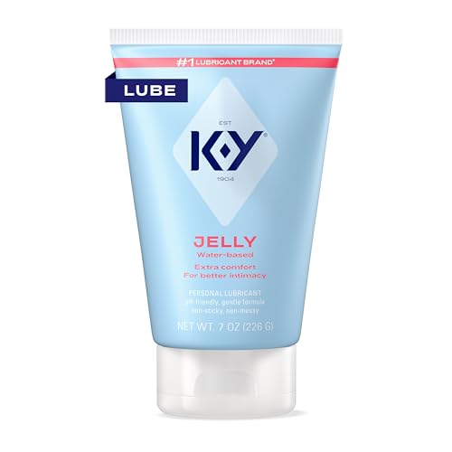 K-Y Jelly Classic Water-Based Personal Lubricant, Water Based Lube Helps Relieve Discomfort, 7 FL OZ