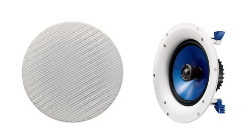 Yamaha Audio 2-Way RMS Speakers (2) Trusted Brand Yamaha's high-end quality is evident in every