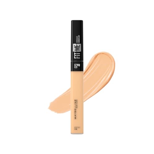 Maybelline New York Fit Me Liquid Concealer Makeup, Natural Coverage, Lightweight, Conceals, Covers Oil-Free, Sand, 1 Count (Packaging May Vary)
