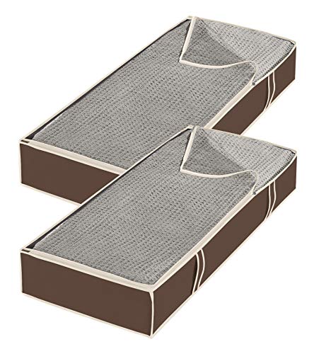 Whitmor Jumbo Underbed Bags Its soft construction makes it fit under beds easily, allowing you to