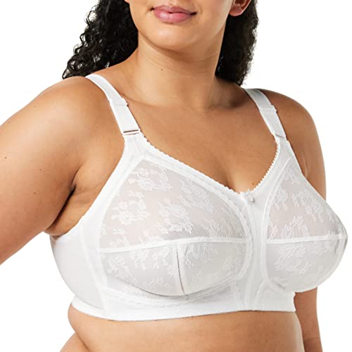 🔥 SELTEN SO GÜNSTIG (-60%) Triumph Damen BH Doreen X, ohne Bügel, ohne Polsterung, Verstellbare Träger, 75E, Weiß