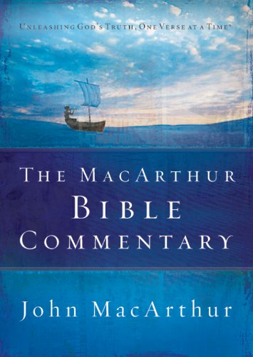 The MacArthur Bible Commentary cover