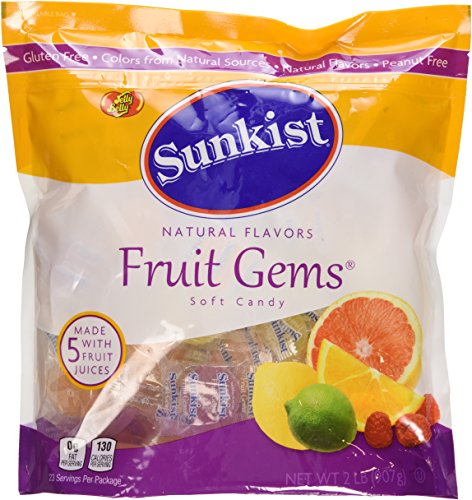 Sunkistr Individually Wrapped Fruit Gems 32oz 2 Lb Pouch