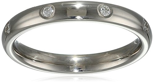 14K White Gold Diamond Wedding Band 1/4 Carat Total Weight