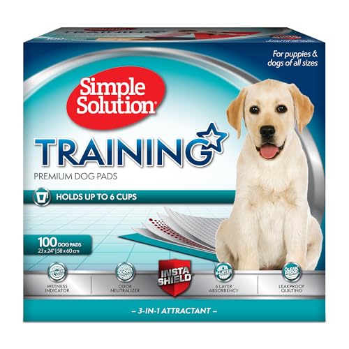 Simple Solution Puppy Training Pads Large 23x24 Inch 100 Count