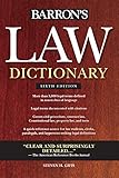 Law Dictionary Barrons Law Dictionary Quality English Edition