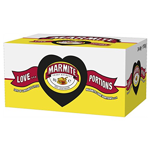 Marmite Yeast Extract Vegan Spread, 24 x 8 g Love Portions, 192 g