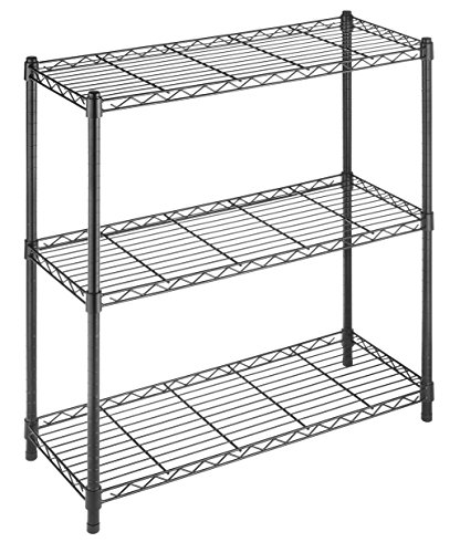 Whitmor 3-Tier Chrome Shelving Unit, 36"x14"x54"