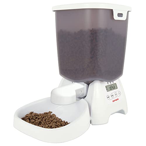 Cat Mate C3000 Automatic Dry Food Pet Feeder with Digital Timer