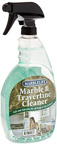 Marblelife InterCare Marble and Travertine, Natural Stone & Terrazzo Liquid Cleaner, Shower & Tile Surface Care, Floor, Walls & Countertop Cleaner and Degreaser, 32 oz