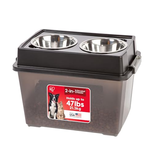 IRIS Elevated Feeder Multifunctional A multifunctional option that keeps food fresh and close at