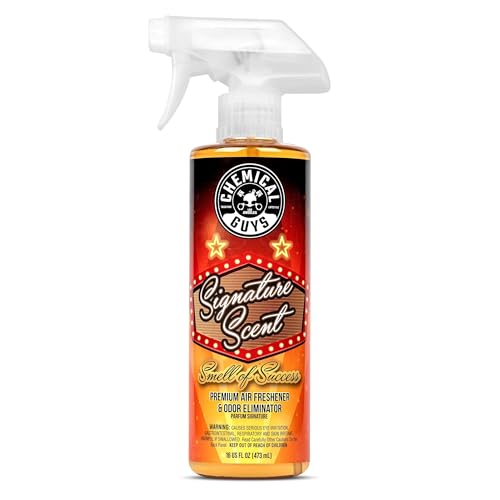 Chemical Guys AIR_069_16 Signature Scent Premium Air Freshener and Odor Eliminator, Smell of Success (Great for Cars, Trucks, SUVs, RVs, Home, Office & More) 16 fl oz