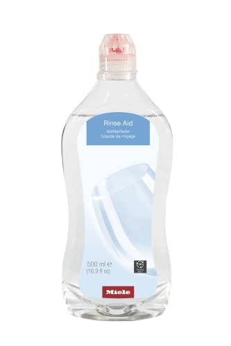 Miele Original Dishwasher Rinse Aid, for Optimal Drying and Sparkling Finish with Glass Protection Formula, 17 oz