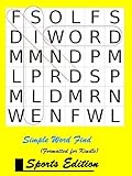 Simple Word Find Sports Edition Formatted For Kindle English Edition