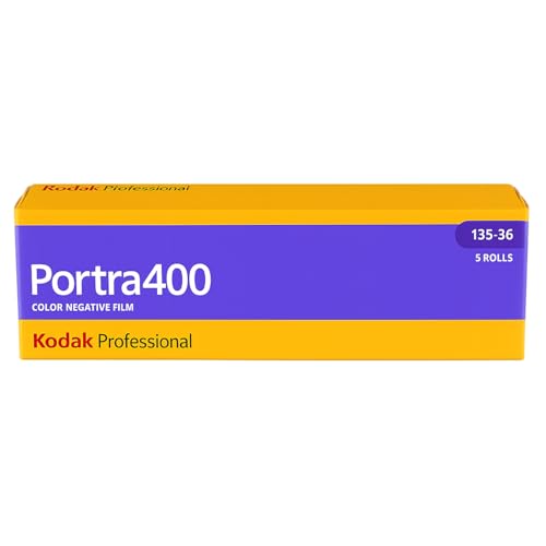 KODAK Portra 400 Professional ISO 400, 35mm, 36 Exposures, Color Negative Film (5 Roll per Pack )