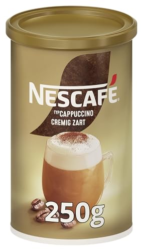 (-24%) NESCAFÉ GOLD Typ Cappuccino Cremig Zart, Getränkepulver aus löslichem Bohnenkaffee, cremiger Geschmack & intensives Aroma, koffeinhaltig, 1er Pack (1 x 250g)
