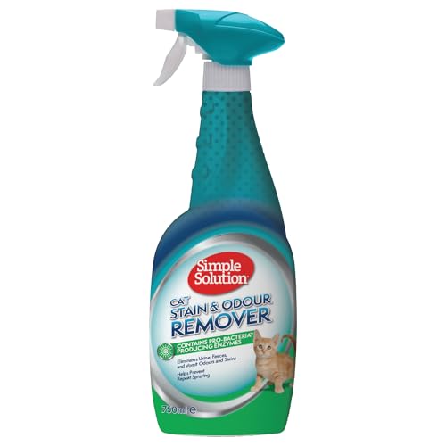 Simple Solution Eliminador de Manchas y Olores de Gato 750 ml