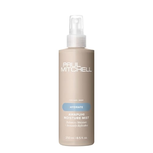 Paul Mitchell Awapuhi Moisture Mist, spray hidratante para cabelo e pele, refresca instantaneamente, 8,5 fl oz