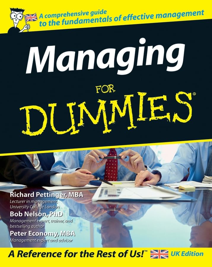 Managing for Dummies book cover