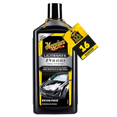 Meguiar's G19216 Ultimate Polish 16 oz Pre-Wax Glaze Swirl Remover