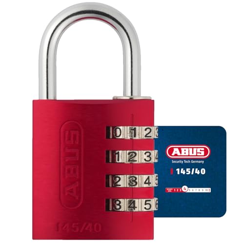(-26%) ABUS Zahlenschloss 145/40 - Aluminium-Vorhängeschloss, Sicherheitslevel 4