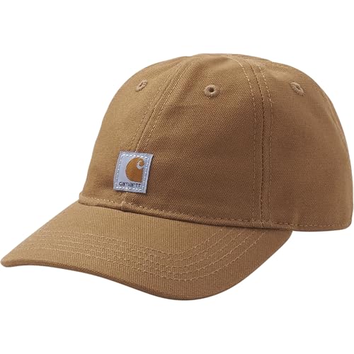 Carhartt Kid's CB8900 Kid's Logo Canvas Cap - Infant One Size Fits All - Carhartt Brown