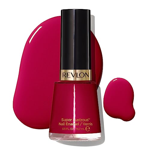 Revlon Super Lustrous Nail Polish, Chip-Resistant & Longwear Formula, High Shine Finish, 730 Valentine, 0.5 fl oz