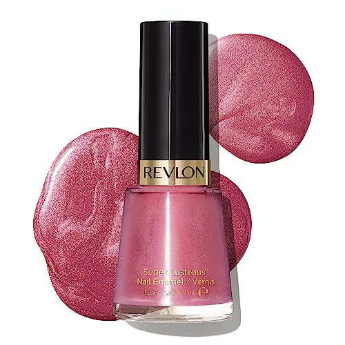 Revlon Super Lustrous Nail Polish, Chip-Resistant & Longwear Formula, High Shine Finish, 151 Iced Mauve, 0.5 fl oz