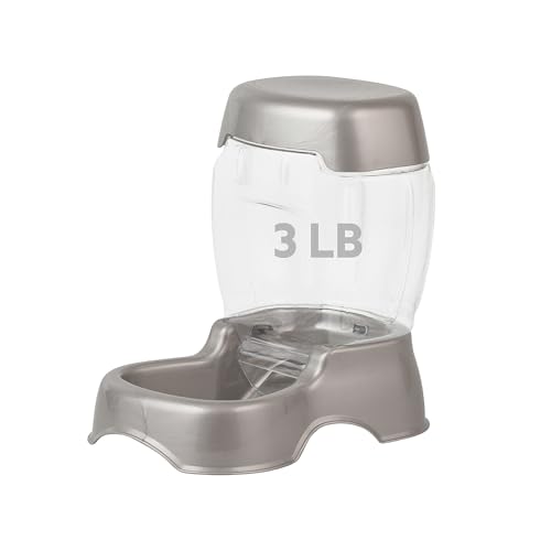 Petmate Pet Cafe Feeder Dog and Cat Feeder Pearlescent Colors 3 Sizes, Made in USA