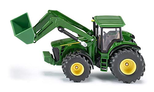 (-45%) Siku 1982, John Deere Traktor mit Frontlader, 1:50, Metall/Kunststoff, Grün, Viele Funktionen