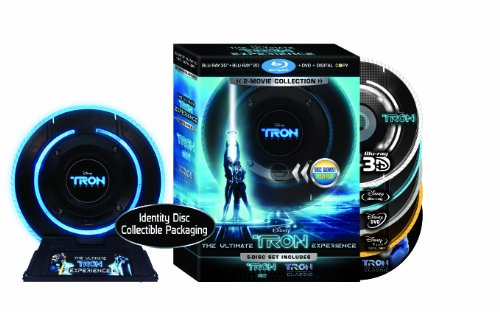 Tron: Legacy / Tron: The Original Classic (Five-Disc Combo: Blu-ray 3D / Blu-ray / DVD / Digital Copy in Identity Disc Collectible Packaging) [3D Blu-ray]