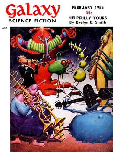 Galaxy Science Fiction Magazine, February 1955 book cover