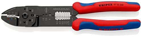 (-28%) KNIPEX Crimpzange, 0, 5-6, 0 mm², Presszange, Kabelschuhzange, 97 22 240