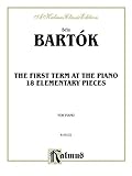 Bartok First Term At The Piano English Edition