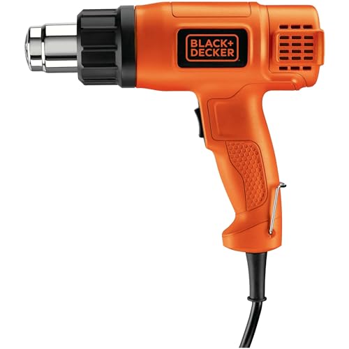 BLACK+DECKER Heat Gun for Crafts, Corded, Dual Heat Settings up to 1000 Degrees, 1350 Watt (HG1300)Bakon 852d+ Heat Gun