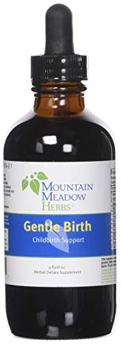 Mountain Meadow Herbs Gentle Birth for Birth Prep/Labor Prep, Fast Acting Liquid Herbal Extract for Childbirth Support - 4oz