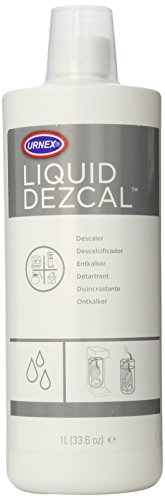 Urnex Liquid Dezcal Descaler, 33.6 oz Bottle, Activated Descaling Solution for Coffee and Espresso Machines
