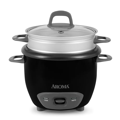 Aroma Housewares 6-Cup Pot-Style Rice Cooker and Food Steamer