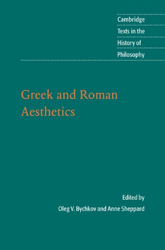 Greek and Roman Aesthetics (By: Oleg V. Bychkov,Anne Sheppard) cover